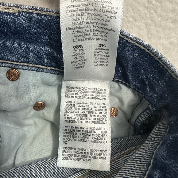 Mother Superior The Tomcat Jeans Frayed Women’s Size 24x25 - Picture 14 of 15